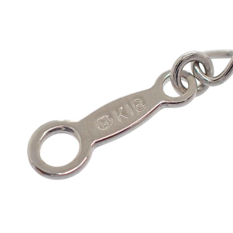 MIKIMOTO Necklace K18 White Gold Women