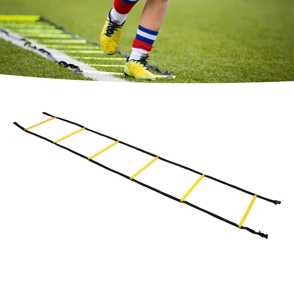 Speed Agility Training Ladder 2.6m Fixed Agility Ladder Speed Training Equipment for Football Basketball