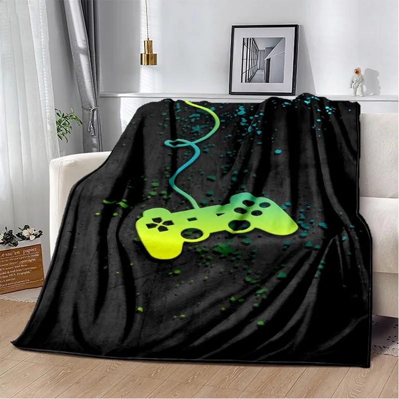 Game Boy GamePad Retro Games Console Blanket,Soft Throw Blanket for Home Bedroom Bed Sofa Picnic Travel Office Cover Blanket Kid