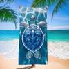 Tropical Sunset Beach Towel Palm Tree Print Quick Dry Absorbent Towel for Beach Lovers