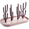 Tree-Shaped Baby Bottle Drying Rack - Dustproof Storage