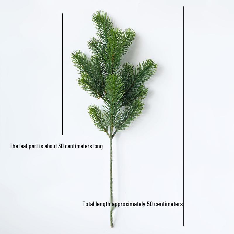 Ramură Artificială de Pin cu Frunze de Arțar și Accente de Chiparos