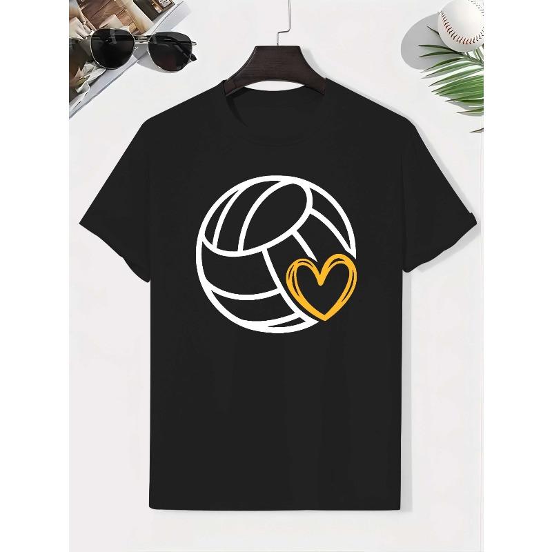 European sizes Bleach Cloth Heart Globe Cotton Boys T-Shirt Boys Creative T-Shirt, Casual Lightweight Comfortable Short Sleeve Top, Summer Clothing