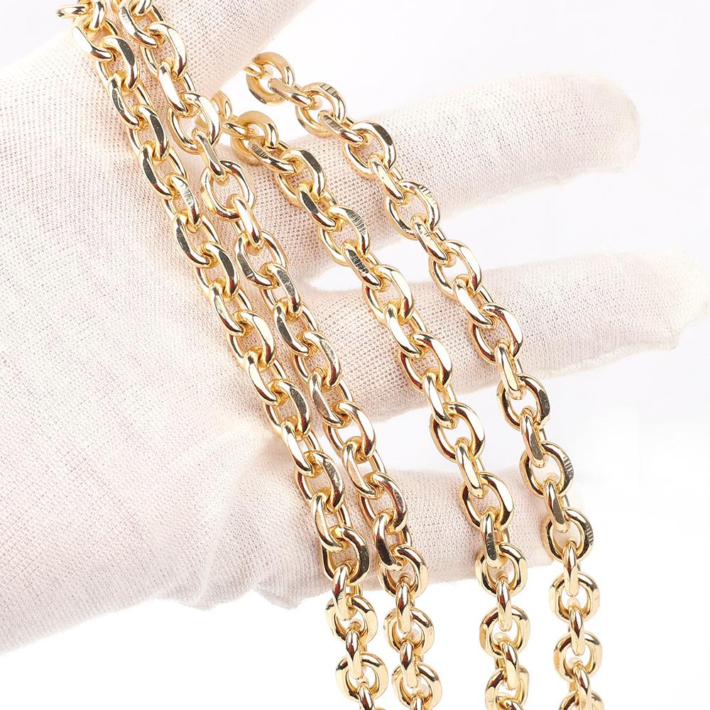 120cm Metal Purse Chain Strap Crossbody Bag Replacement Straps for Wallet Shoulder Handbag Belt DIY Bags Handmade Accessories