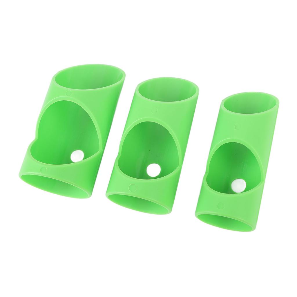 3PCS Foam Pipe Cutter Tool ABS Pipe Insulation Cutting Guide Fixture Precise Alignment for Home Industry Green