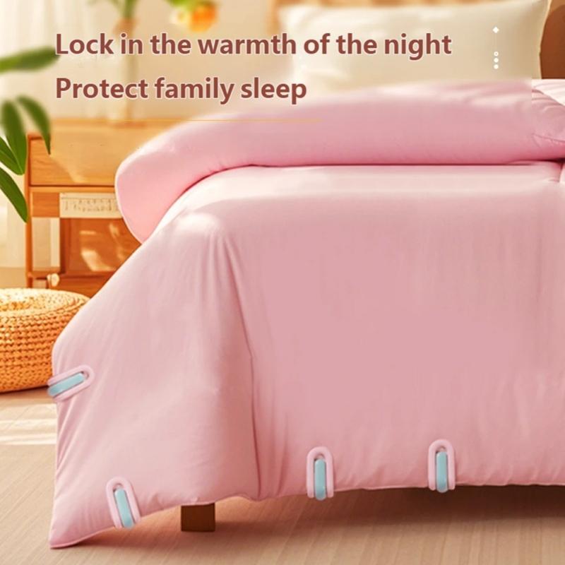 6Pcs Bed Sheet Holders Secure Grip for Duvet Blanket Prevent Sliding Easy Setups