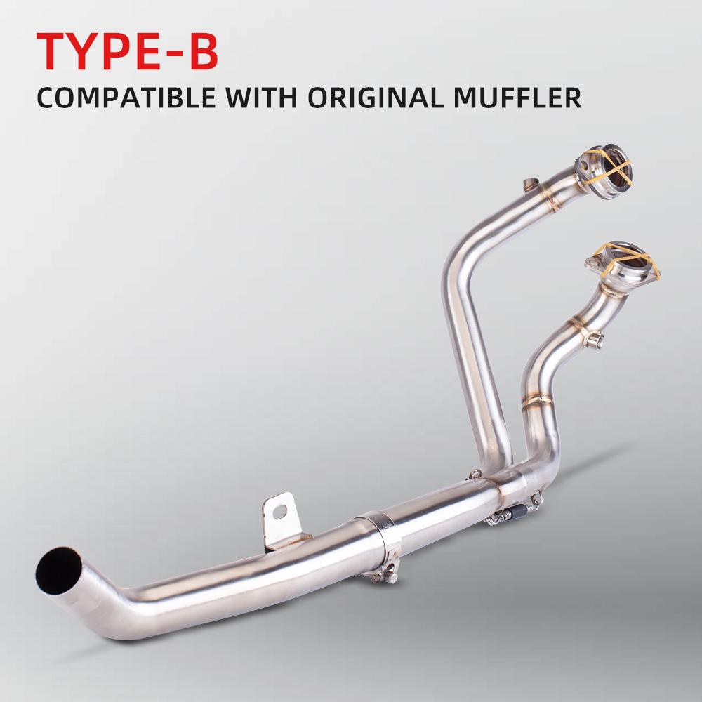 Stainless Steel Front Exhaust Pipe for CRF1100L Africa Twin (2020-2024)