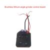 Brushless Lithium Electric Grinder Control Boards Powerful 60A Brushless Controller for Electric Wrenches Accessories