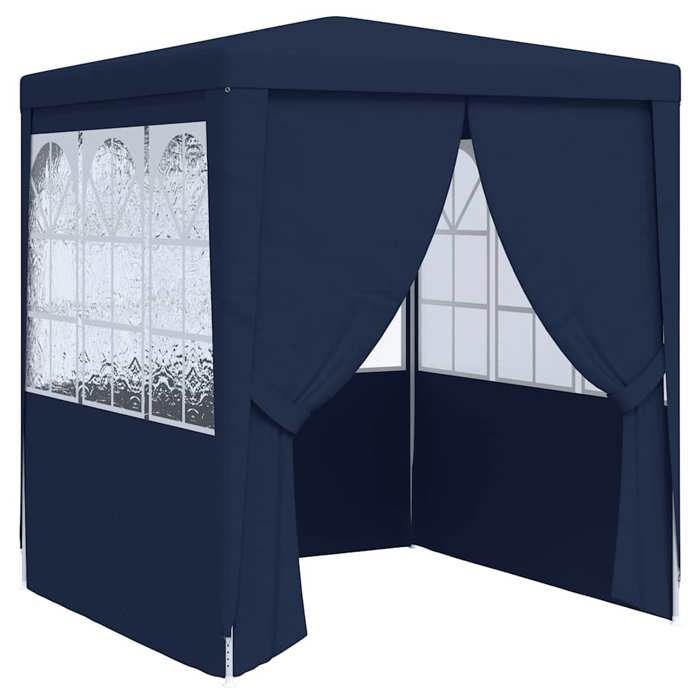 VidaXL Reception Tent with Side Walls Gazebo Pergola Pavilion Marquee Wedding Barbecue Camping Trip 2x2 48517