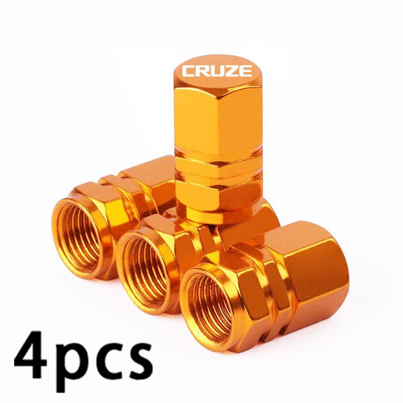 

Car Wheel Tire Valve Caps Tyre Stem Covers Airdust Waterproof For Chevrolet Malibu Cruze Accessories