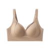 Women Seamless Wireless Push Up Invisible Gathering Support Bra For Small Chest