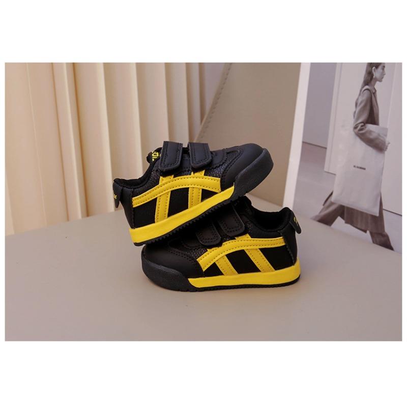 Children's Forrest Gump Shoes Girls Spring and Autumn Soft-soled Non-slip Shoes Baby Toddler Anti-kick Shoes Leather Board Shoes Sequins
