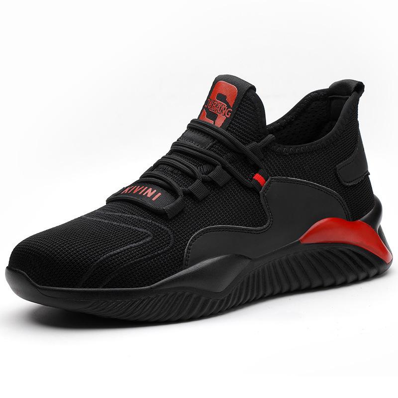 Men Women Work Shoes Steel Toe Cap Safety Boots European Standard Anti-smash Anti-puncture Sport Shoes Safety Shoes