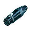 Connecteur XLR - NEUTRIK - NC3FXX-B - 3 Broches - Noir - Verrouillé, Serre-câble