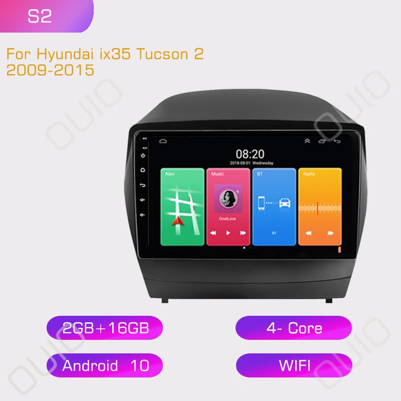 

2din Android 10 Car Radio Multimedia Player Carplay Auto GPS Navigation DSP BT NO DVD For Hyundai ix35 2 Tucson 2 LM 2009-2015