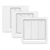 Tuya ZigBee Push Button Switch No Neutral Wire 1/2/3 Way Smart Light Switch Smart Houseware APP Control Support Alexa Google