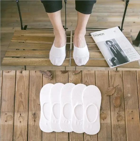 Men Socks 1 Pair of Fashionable Men's Boat Socks Non-slip Invisible Inner Lining Soft and Breathable Cotton Socks Accessories