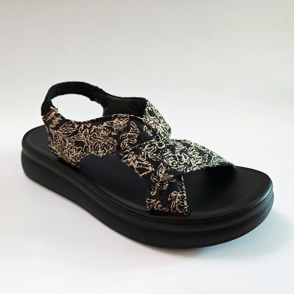 Women's Floral Embroidered Platform Sandals Summer Vacation Shoes Comfort Retro Chunky Sandals Casual Daily Wear