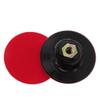 4 Inch Red Background Internal Teeth Electric Polishing Disc M10 Plastic Sanding Disc For Polishing Wheel