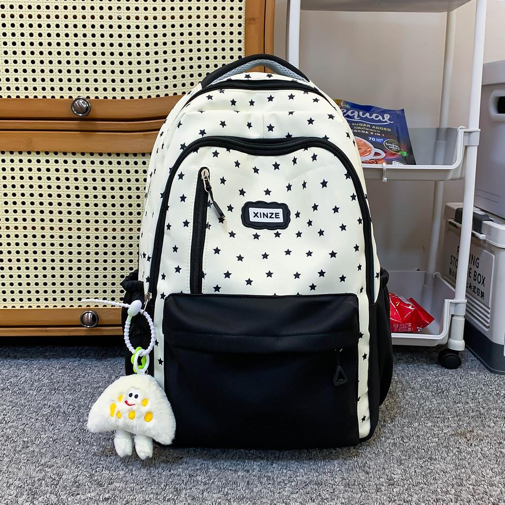 Schoolbag1011 spring new large-capacity fresh schoolbag junior high school backpack trendy schoolbag travel backpack