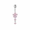 Lange Hanger Zirkonia Navelpiercing Koperen Lichaadssieraden Accessoires
