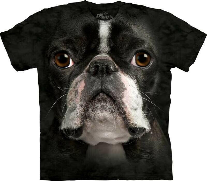 

Футболки унисекс The Mountain Boston Terrier Face