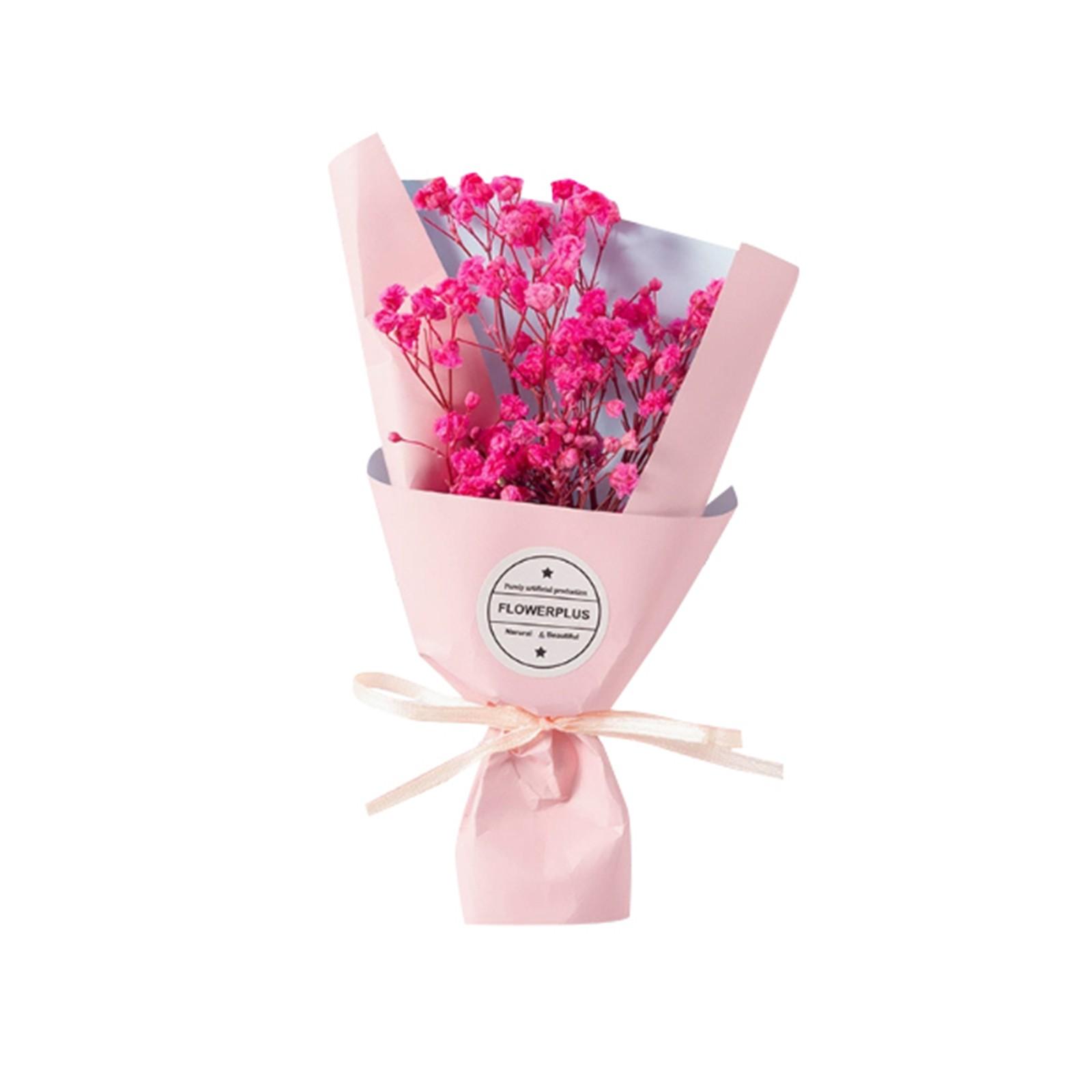 Поздравительная открытка с сухоцветами и подарочной коробкой Букет Открытка ко Дню матери 2021