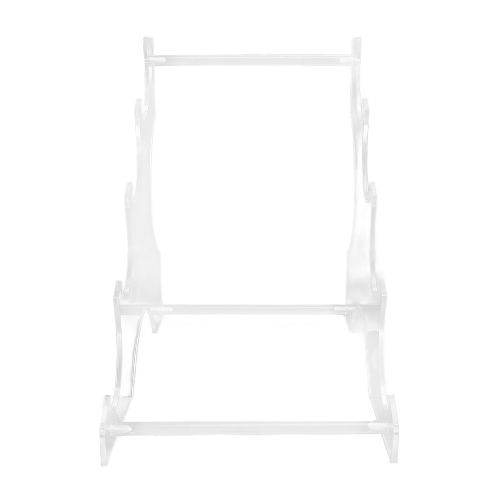 Acrylic Desktop Lightsaber Stand 4 Tier Lightsaber Holder Light Saber Display Rack for Swords Transp