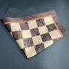 Large 52cm/ 20.5-inch Championship Game Chessboard, Foldable and Rollable Soft Rubber Chessboard, Checkers Board