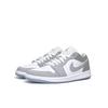 Jordan Air Jordan 1 Slip Resistant Abrasion Resistant Low top Vintage Basketball Shoes Women's White DC0774-105(Team1180-)