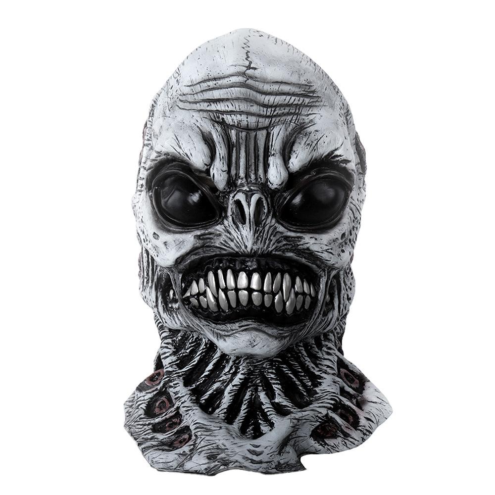New Halloween Horror Frogman Alien Full-Face Latex Costume Mask Frogman s strange headgea
