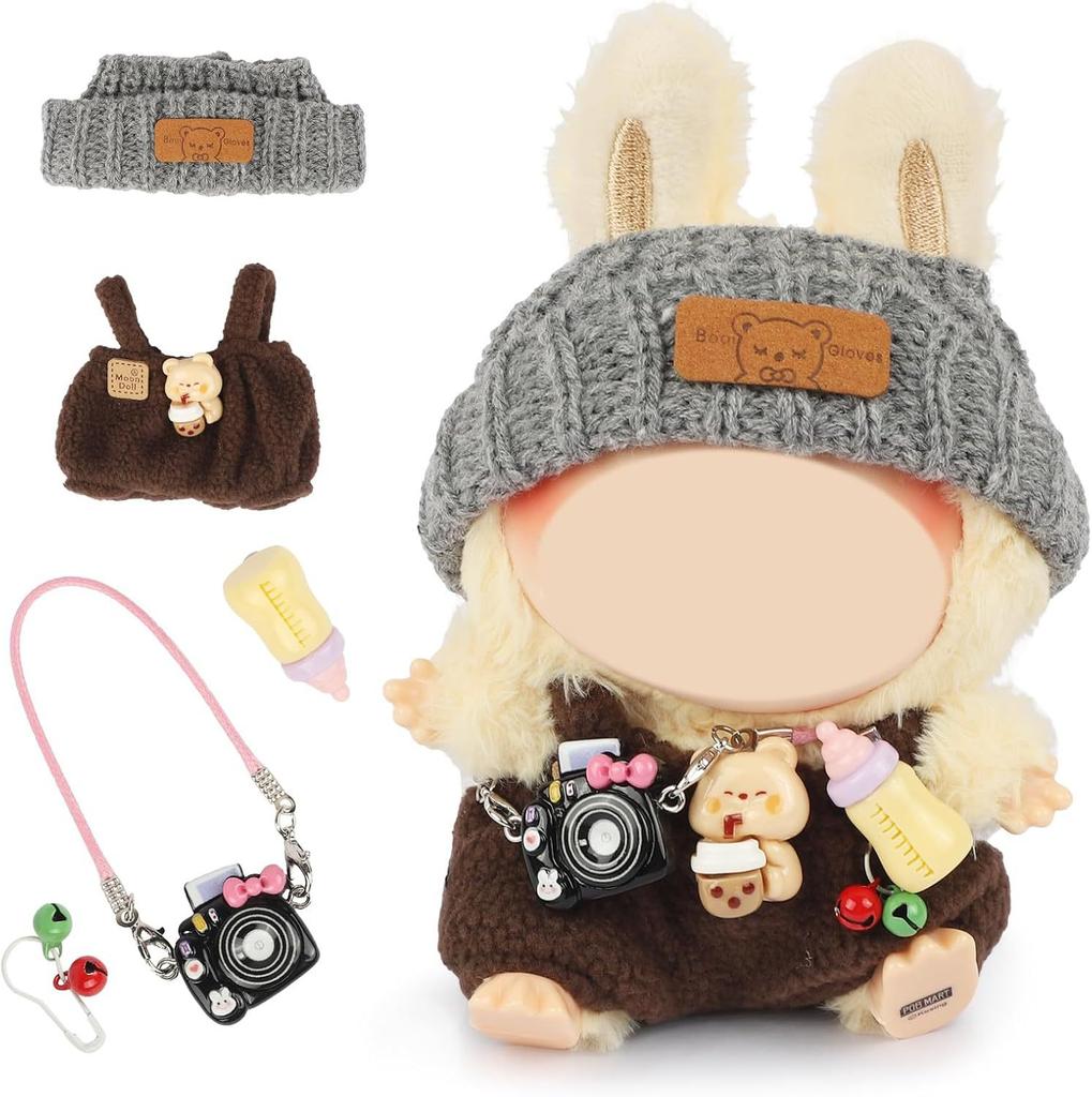 Labubu Doll Clothing Set for 1st-3rd Generation Dolls, Unique Outfits with Handcrafted Accessories, Collector-Grade Gift