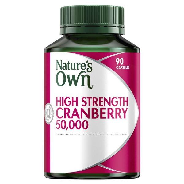 

Nature s Own Cranberry 50000mg 90Tablets