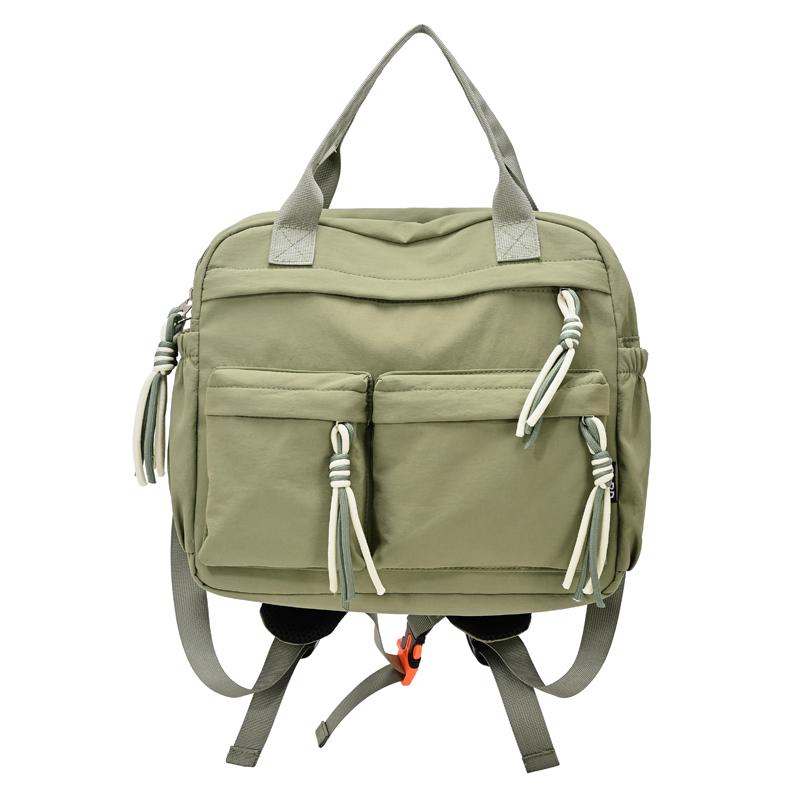Женский многофункциональный рюкзак Студенческий дорожный школьный рюкзак для компьютера зелёный