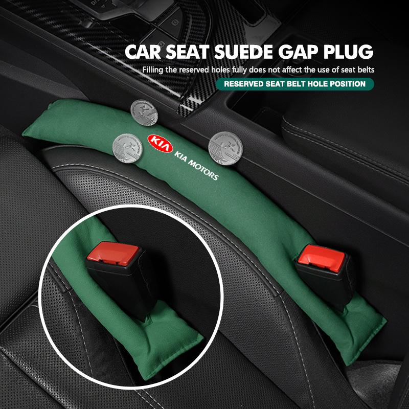 Suede Car Seat Gap Leak Proof Strip Gap Filler Interior Accessories For KIA Sorento Stinger Soul Spectra Niro Cadenza Sephia wscap11