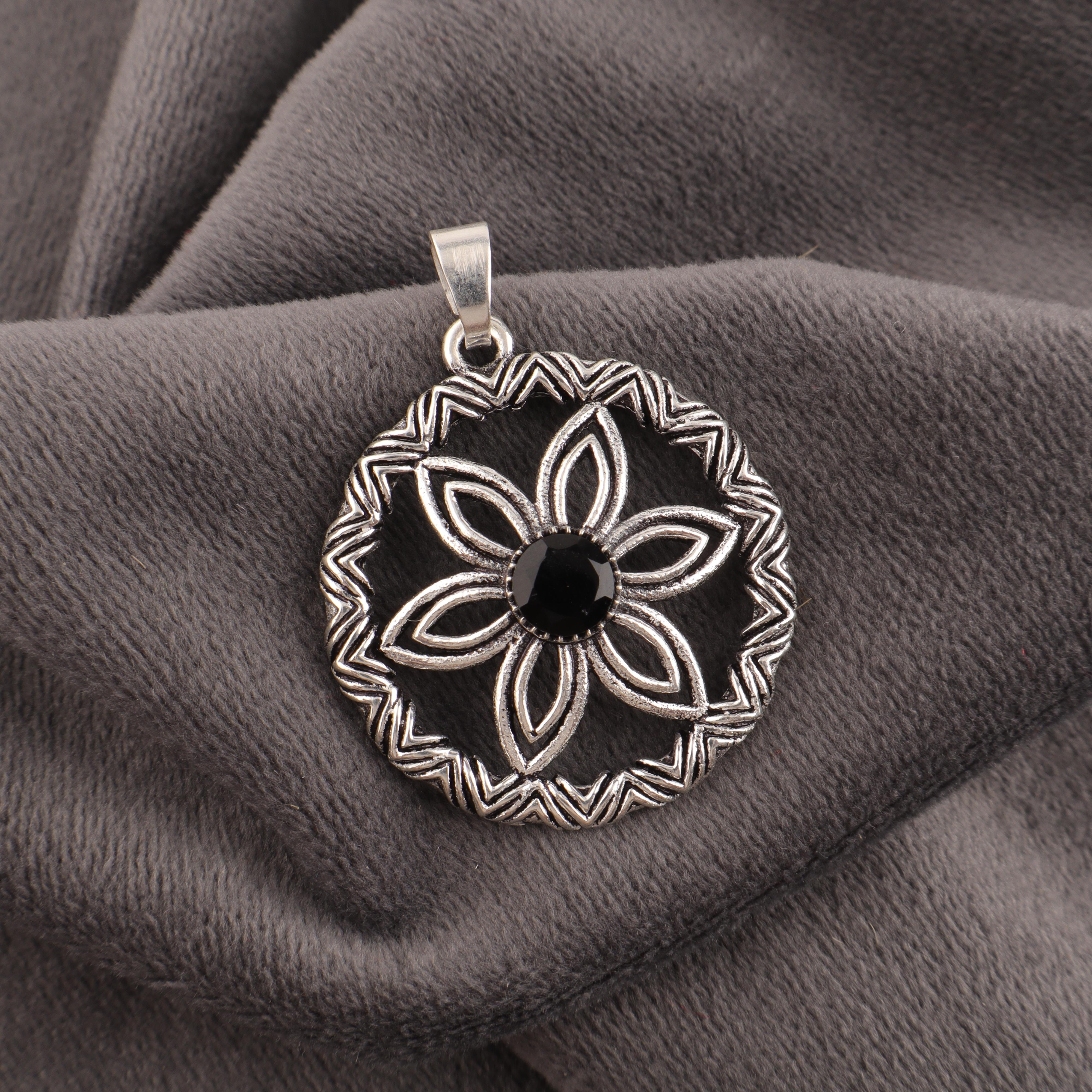 

Black Onyx Jewelry, 925 Solid Sterling Silver Pendant Handmade Gemstone Jewelry, Gifts For Wife Brand New Pendant 1.48 Inches чорний