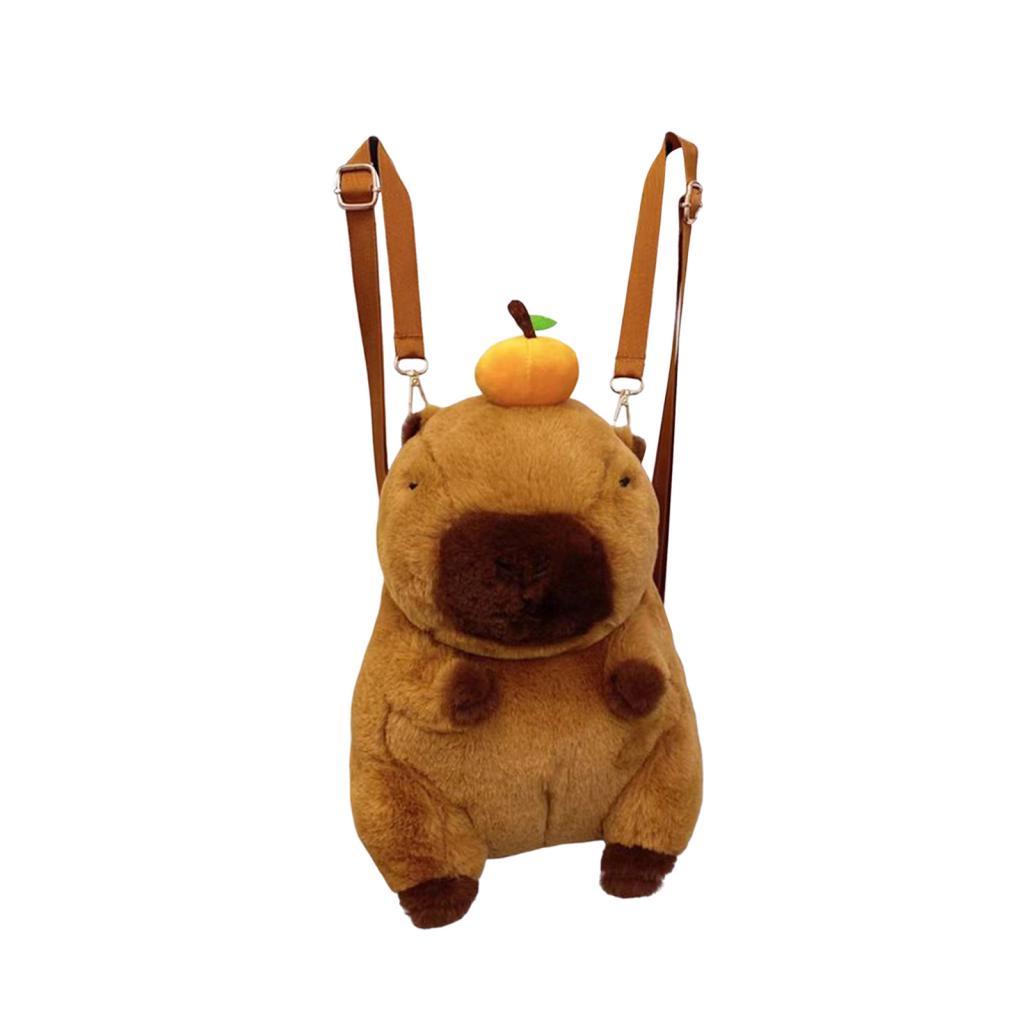 Capybara Backpack Creative Toy Bag Cute Cartoon for Camping Trips Party