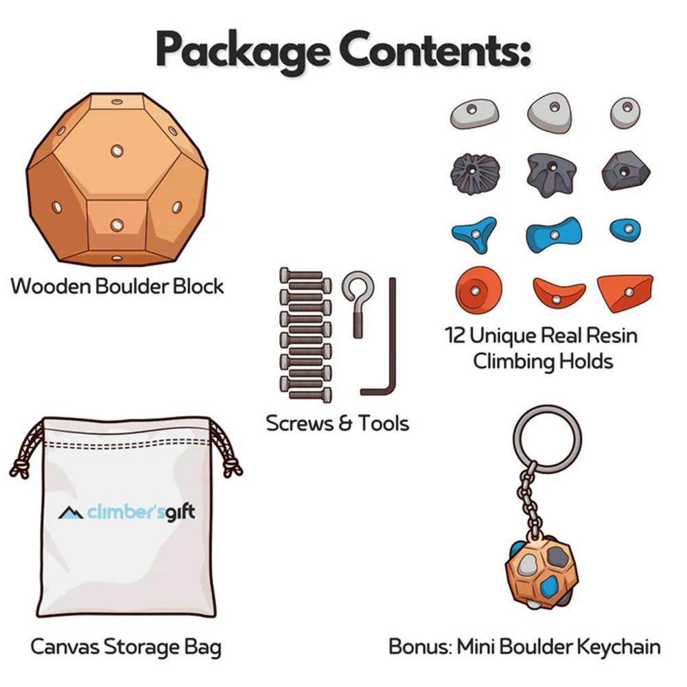 11cm Handgefertigter Felsblock Natürliche Felsstruktur Felsblöcke Riesige Steine Klettergriffe Für Indoor Outdoor Klettern