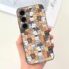 For Samsung S24 Ultra S24 Plus Case For Samsung Galaxy S24 A24+ Phone Cover Cute Cat Moon Night Cow Soft Silicone Case Coque Bag