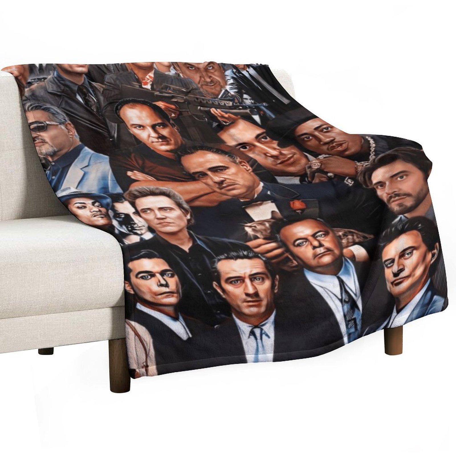 Collage of Gangsters Throw Blanket christmas decoration Cute Luxury Throw sofa bed Blankets 30x40in