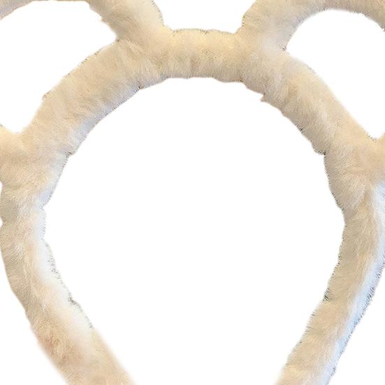 Femei, iarnă, groasă, bentiță de pluș, urechi rotunde de urs, machiaj, cerc de păr elastic, culoarea bomboanelor, accesorii pentru păr