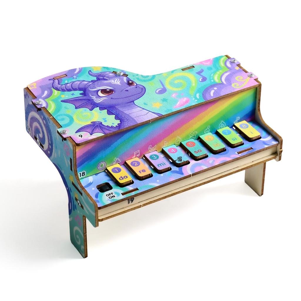 Educational Electronic Piano for Science Experiments in Schools: UV Color-Printed Teaching Aids for Primary & Secondary Students.