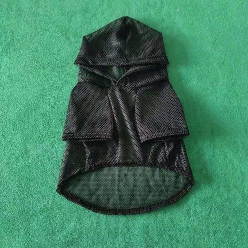 

Mesh Dog Shirt Summer Dog Clothes Pomeranian Poodle Corgi Husky Labrador Golden Retriever Small Medium Big Large Dog Clothing 1 чёрный