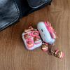 Cartoon Kt Cat Bow Tie Airpods Apple Bluetooth Headset Cover Protective Case For Airpodspro Pendant 4Th Generation