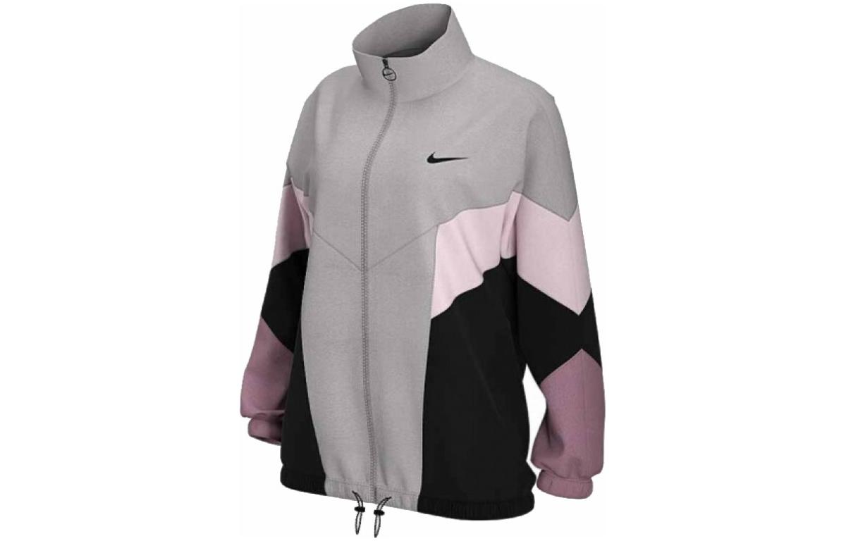 Nike Jackets Men s Gray Stand Collar Moderate Other CN6918-059 XL