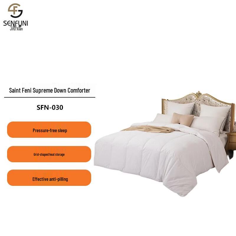 Shengfuni Supreme White Duck Down Winter Quilt