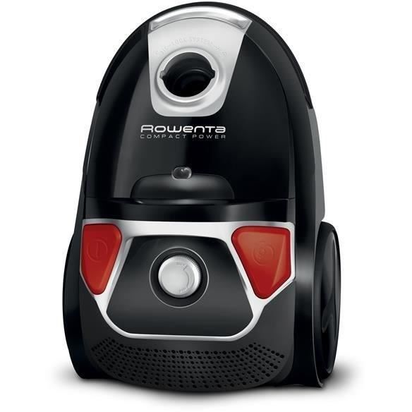Aspirateur traineau - rowenta - compact power parquet - 750w - noir - filtration 3 niveaux