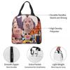 John Pork Is Calling Funny Meme Insulated Lunch Bag for Women Kids Portable Food Boxes Thermal Lunch Box Tote
