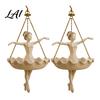 Hanging Planter Ballet Dancer Planter Decorative Flower Pot for Indoor Outdoor Garden Cute Space-saving Plant Hanger Succulents Spider Plant,