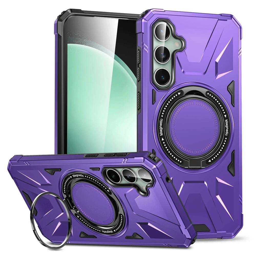 Case for Samsung Galaxy S24 S23 A14 A54 A55 A34 A15 4G 5G Stand Ring Magnetic Ring Holder Protection Stands Covers